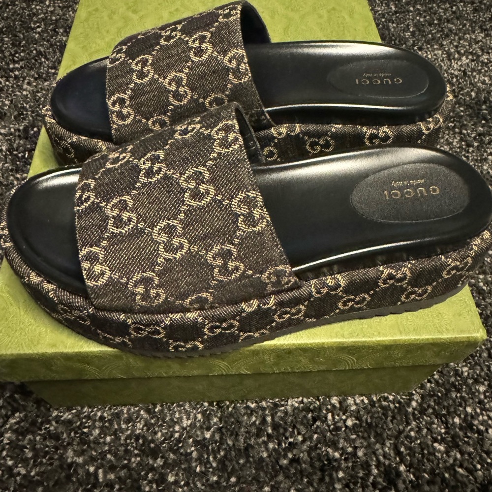 Gucci Platform Slides - Picture 8 of 10